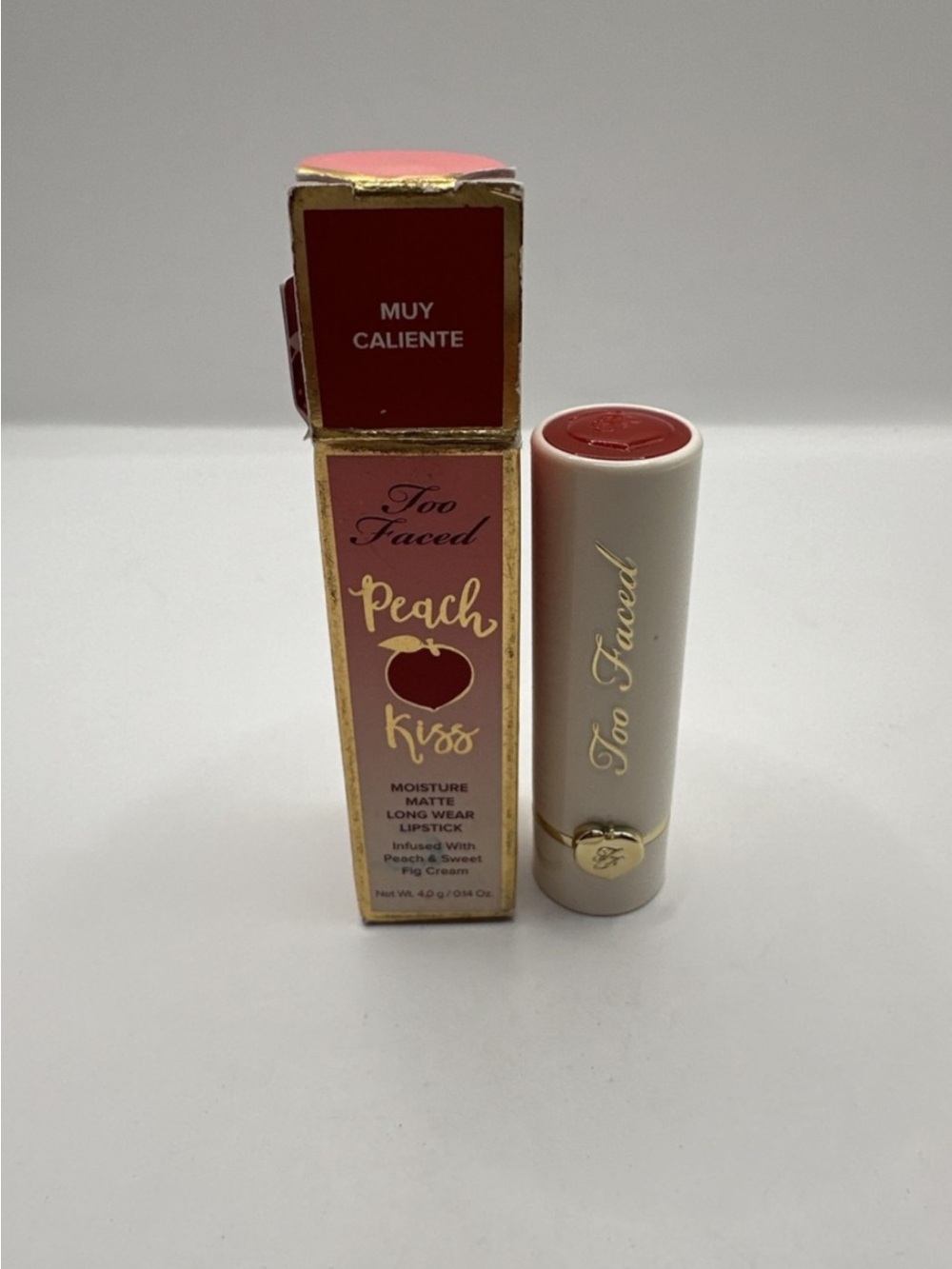 Too Faced Muy Caliente Peach Kiss Lipstick